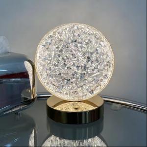China Lightweight Round Bright Battery Operated Table Lamp For Nursery on sale