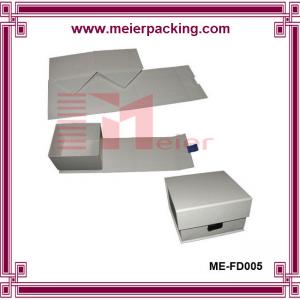 Wholesale white back duplex board Paper rigid square shape glossy paper folding boxes for gift from china suppliers