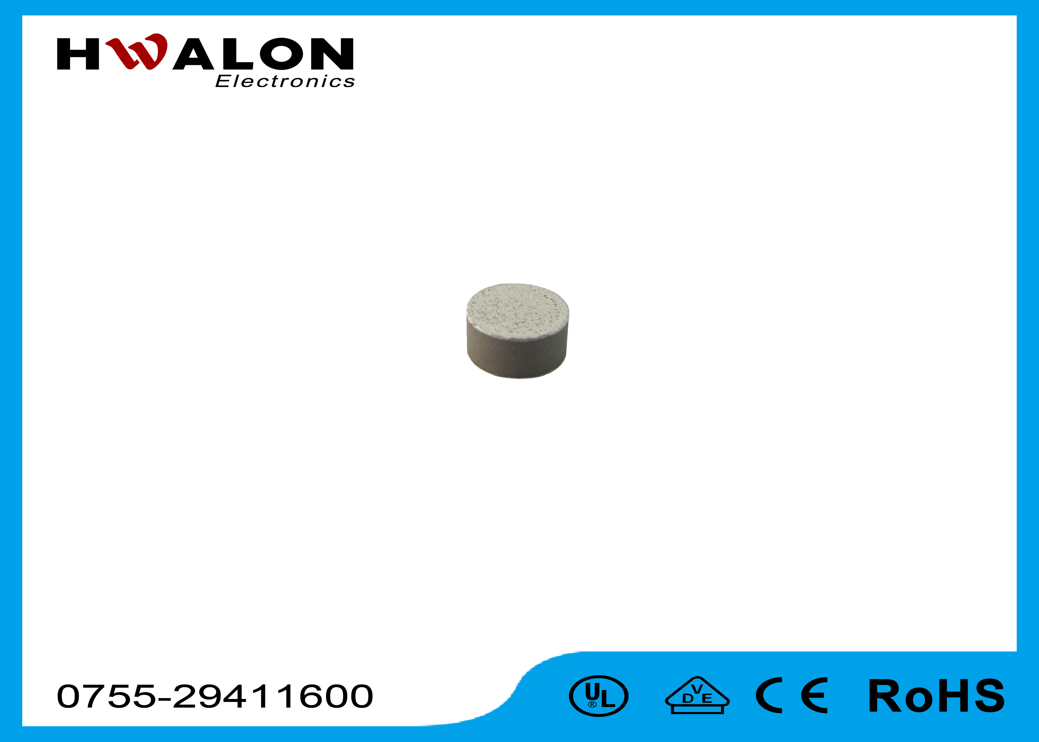 PTC Ceramic Heating Element Pill Round Shape For Steam Iron Item / Humidifier