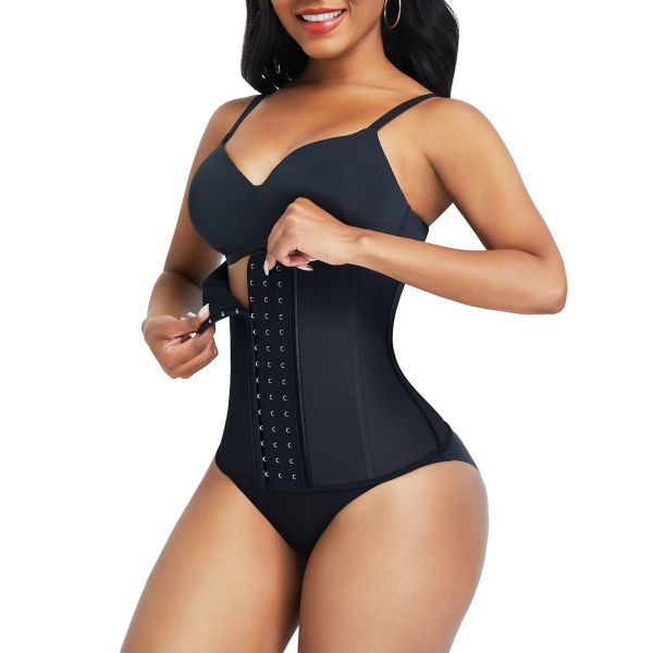 Customizable Steel Bones High Waist Latex Corset Waist Trainer Belt Shaper for Adults