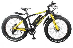 Wholesale 26 Inch 36v 350w Electric Fat Bike , Rear Brushless Geared Fat Tire Electric Bike from china suppliers