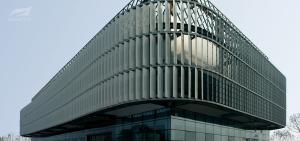 Wholesale Hospital Aerofoil Curtain Aluminum Wall Louvers Facade Building Sun Shade from china suppliers