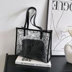Summer Fashion All-Match Bag Women'S New High-Quality Texture Transparent Tote