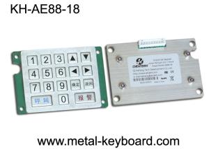 Wholesale Industrial Metal Keypad with Anti - vandal , IP 65 waterproof keypad with long life from china suppliers