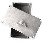 Unfinished Natural Aluminum 125B Pressure Cast Aluminum Electrical Enclosures