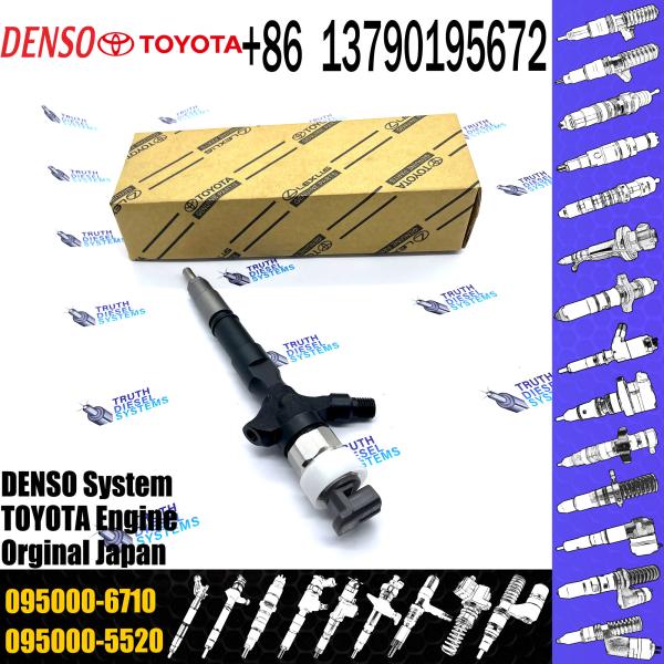 23670-39265 23670-30290 23670-39165 Genuine diesel fuel injector 095000-7810