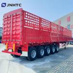 High Strength 3 Axles 4 Axle 5 Axles Customized Bulk Cargo Fence Semi Trailer 16