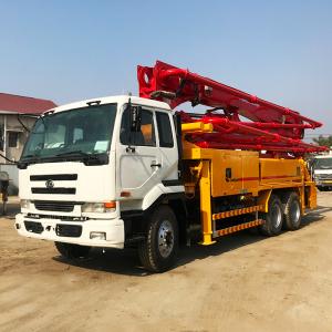 China 4 Boom 140m3/H Used Concrete Pump Truck For Beton Placing Putzmeister on sale