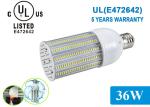 Cool / Natural / Warm White Samsung 5630 E26 E39 Led Corn Lighting Bulb 36 W IES