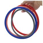 China supplier offer orange blue green colorful silicone rubber o ring for food