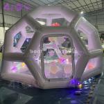 Inflatable Airtight Bubble House Hexagonal Luxury Transparent Dome Tent