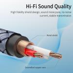 Audio Cable Adapter Aux To 3.5mm Jack RCA Cable For TV PC Amplifiers DVD Speaker