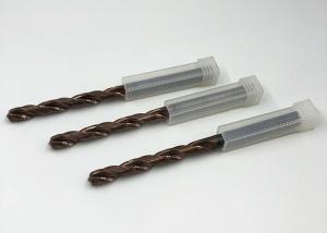 Wholesale Multi Purpose Solid Carbide Drills Precision Twist Drill With 55HRC / 65HRC from china suppliers