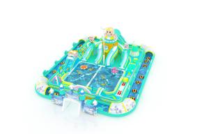 Wholesale Giant Multi Color Family Inflatable Water Park With Small Floating Toys from china suppliers