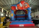 PVC inflatable bouncy reliable inflatable clown fish jumping durable inflatable
