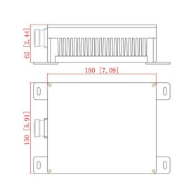 698-4200MHz 50W Low PIM DIN F Dummy Load For RF Testing