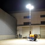 Mobile Diesel Powered Light Towers 6kw/50hz 7.5kw/60hz Telescopic Lighting Tower