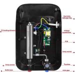 Bathroom Instant Electric Water Heater Wall Mounted 3500W - 5500W