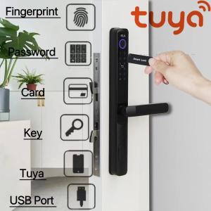 Wholesale Black Home Glass Door Smart Lock For Sliding Door 2 Years Warranty from china suppliers