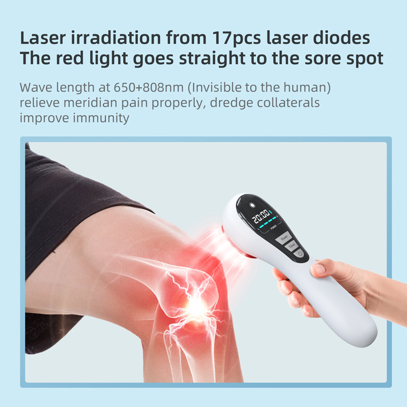 Home Use 808nm 650nm Cold Laser Therapy Device Red Near Infrared Light Therapy