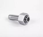 20491 Stainless Steel 90 Elbow Metric Swivel Female O-Ring L.T Hydraulic Fitting