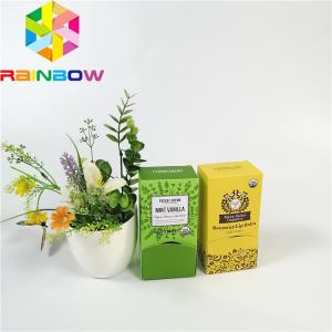 Wholesale Customized eye cream skin care packaging cosmetic box white paper vegetable oil emulsion packaging foldable display box from china suppliers