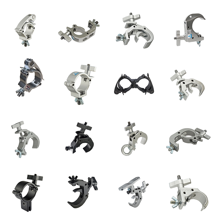 Durable Lightweight Aluminum Clamps Double Clamp Eagle Claw Light Coupling Stage Hook Truss