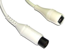 Wholesale MEK Transducer Cable 10 Feet Light Gray 6 Pins Connector For Patient Monitor from china suppliers