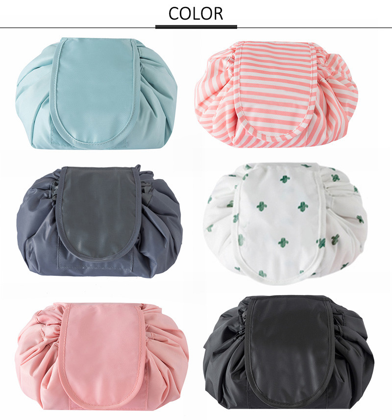 Custom Best Selling Chinese Foldable Drawstring Cosmetic Organizer Bag
