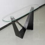 12mm Clear Glass Console Table