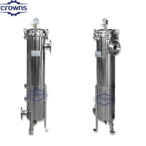Wholesale Large Flow Rate Water Treatment Stainless Steel 304 Multi Bag Cartridge Filters Housing from china suppliers