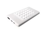 Sucker Wireless Charging Plastic Power Bank 5000mah Capacity Long Lifespan