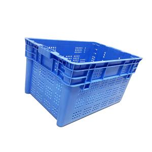 Wholesale Stackable Turnover Nestable Plastic Crate 600X400mm HDPE For Port from china suppliers