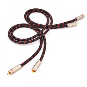 Wholesale ROHS RCA Digital Audio Cable SPDIF 3.5mm Gold Plated With Texture Knited Rope 5.1 from china suppliers