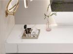 Soft Closing Illuminated Bathroom Mirror Cabinet Orange Stripe Watertight