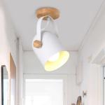 Wooden Ceiling Lamp Modern LED Ceiling Light for Bedroom Living Room Corridor