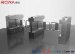 Automatic Glass Swing Gate , Access Control Turnstile Gate For Supermarket /