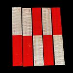 DOT-C2 Waterproof Red And White Reflective Sticker Tape For Outdoor Trucks