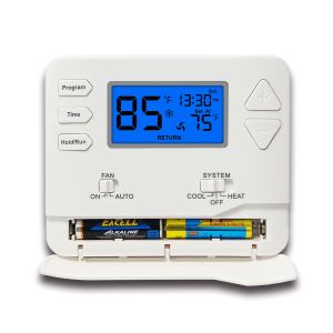 Buy cheap 24V with Battery Programmable Electric Room Thermostat for Heating System from wholesalers