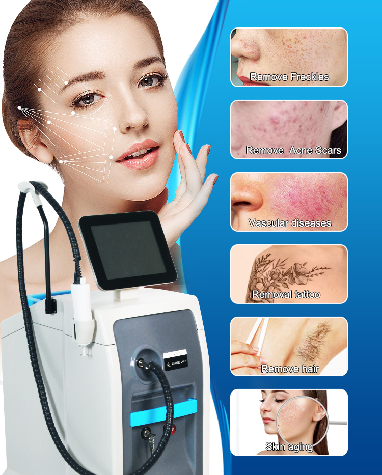 100J/Cm2 Fiber Laser Alexandrite Laser Machine For Blood Vessels Removal