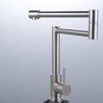 Fashion design waterfall sus basin faucet