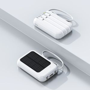 Buy cheap 20000mAh power bank solar charging Type-C uninterruptible charging from wholesalers