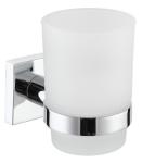 Modern Square 8 Piece Bathroom Hardware Accessories Set Matte Black Chrome