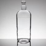 Industrial 750ml Crystal Glass Liquor Bottle with Frost/Paint/Printing