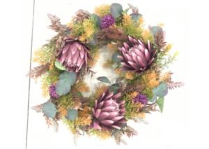 Wholesale 60cm Colorful Indian Shot Artificial Wreath With Fern from china suppliers