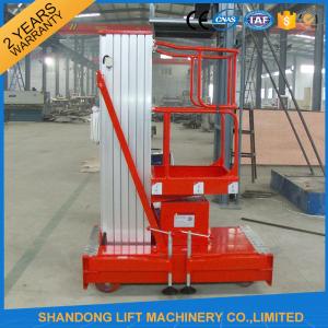 Wholesale Mobile Hydraulic Aerial Work Platform Lift With High Strength Aluminum Alloy Material from china suppliers