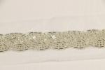 Bugles Sequin Lace Trim Braided Tulle Multi Creations 60mm Width Breathable