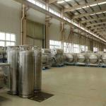 195 Liter Argon Dewar Tank Stainless Steel , 160 Liters Liquid Nitrogen Tank