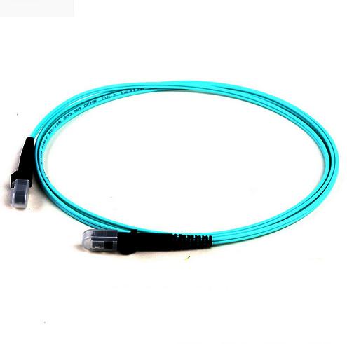 Aqual Color Fiber Optic Patch Cord Fiber Optic Pigtail MTRJ To MTRJ OM3 50/125