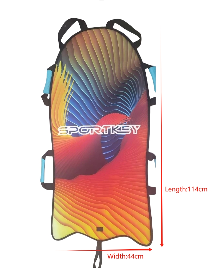 Logo Customized Logo- Woowave 2024 Roll up Flexible Snow Sled Mat for Flying Snowboarding